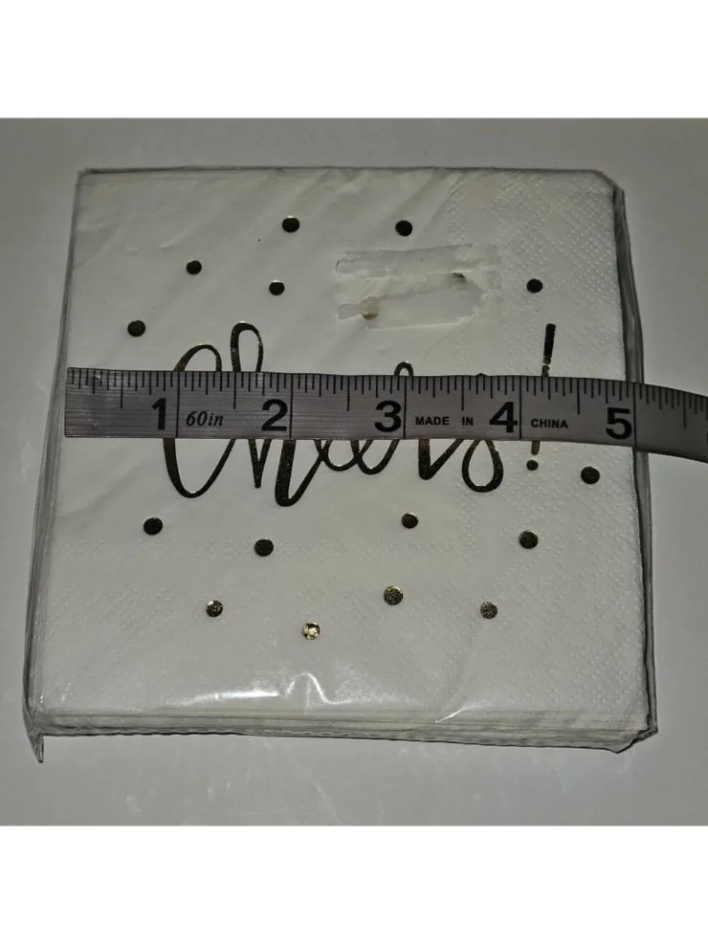 NEW 8 Packages CHEERS Napkins (30/pack) Gold Graduation Wedding Retirement Party